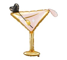 Giant Cocktail Glass Foil