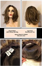 Raquel Welch 100% Human Hair Wig Lace Front Mono Top Custom Balayage Color