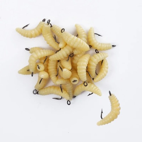 Rubber maggots fishing bait - rubber,