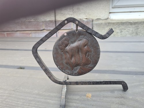 Small french iron bronze art - french,