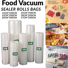 FOOD VACUUM SEALER ROLLS BAGS