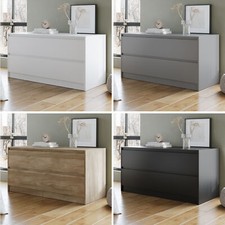 120cm Wide 4-Drawer Bedside