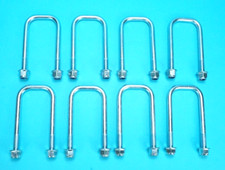 8 x Axle U Bolts 130mm for