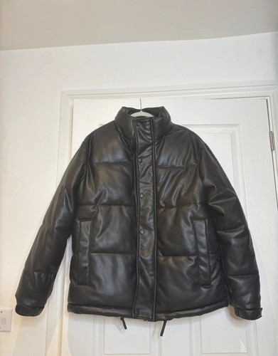 Zara black faux leather - zara,