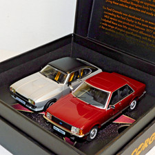 CORGI SCREEN STARS FORD CAPRI II X-PACK SILVER & FORD GRANADA RED 1/43 CC91991