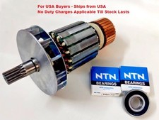 44010 Armature fits RIDGID-300 535 115v Motor-Heavy Duty Copper Winding +Bearing