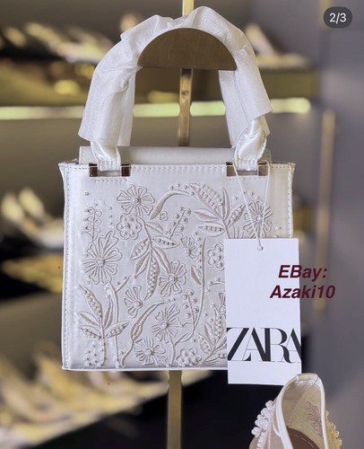 Zara mini handbag - mini, embroidered