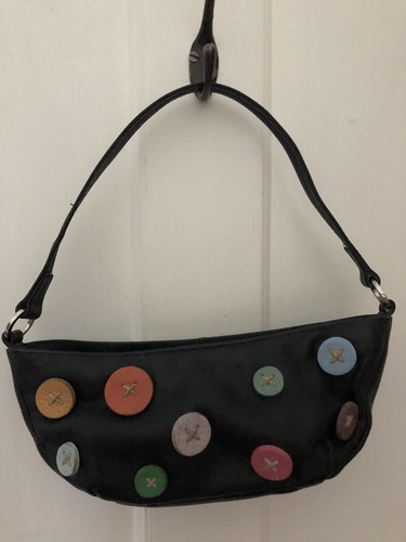 Small vintage black - black, leather