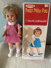 Vintage Palitoy Walking Doll Patti Pitta Pat From 1967 In Original Box