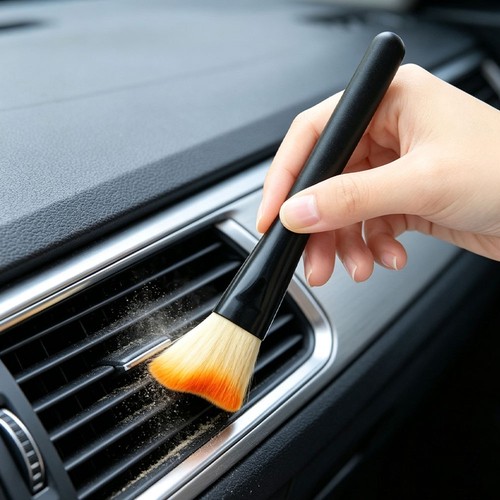 Car interior dust brush air - brush,