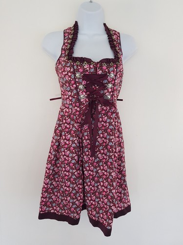Vintage dress floral dirndl - vintage,