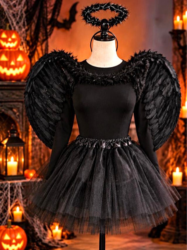 Black angel feather - angel,