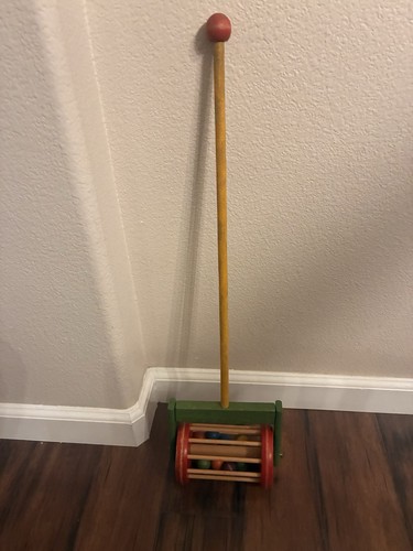 Vintage playskool wooden - vintage, push