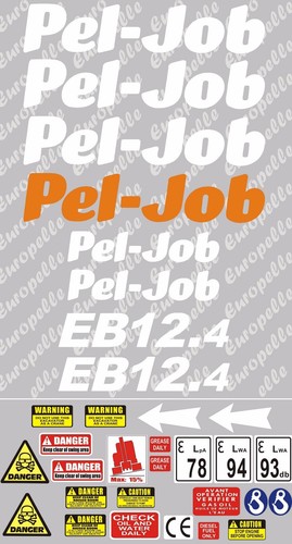 Decal sticker set peljob - sticker,