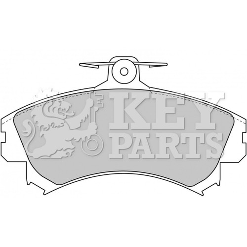 Brake pads set for mitsubishi - brake,