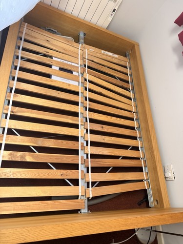 Ikea nordli wooden bed - ikea,