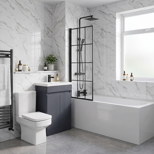 Complete bathroom suite - bathroom, 1700mm