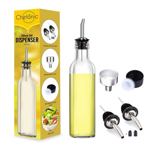 Chefonic glass olive oil - olive,