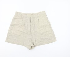 H&M Women Beige Striped Chino