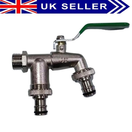 Double garden tap - double,