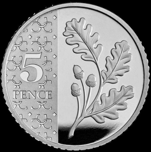 1971 2026 royal mint 5p - 2026, five