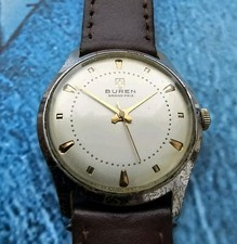 Vintage Buren Grand Prix Hand-Winding Men's Watch