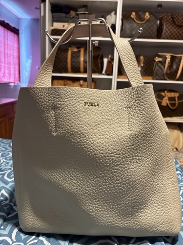 Furla beige hobo bag - furla,