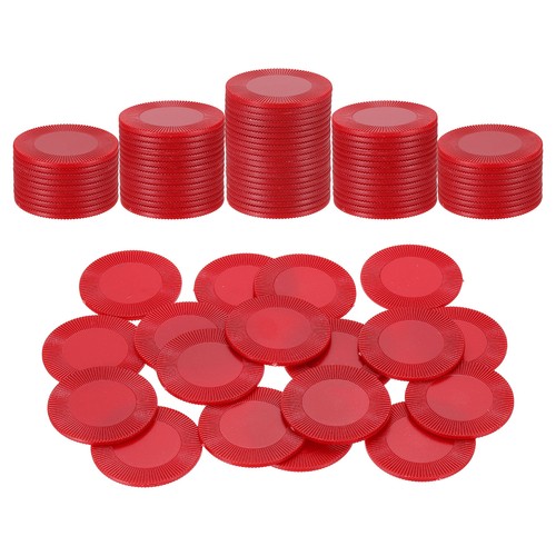 100pcs plastic poker - 1.5",