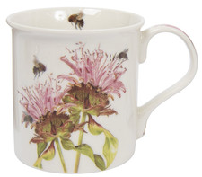 Bee-tanical BERGAMOT Flower Floral Fine China Mug 300ml Brand New Boxed Leonardo