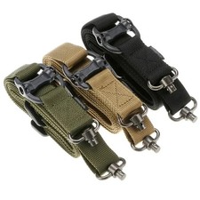 Adjustable MS4 Rifle Sling Tactical Nylon 2 Point Gun Strap QD Swivel Hunting