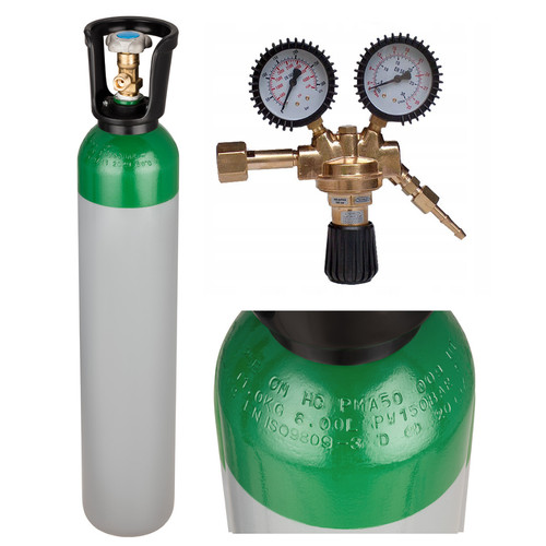 Argon gas bottle full - argon,