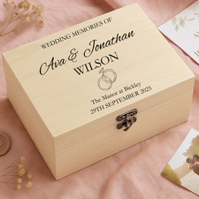 Personalised Wooden Wedding