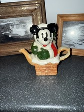 Paul Cardew Limited Edition Mickey Mouse Santa Teapot. Disney Christmas