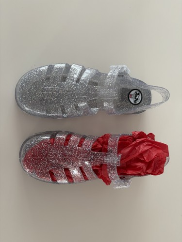 Clear glitter jelly bean - ju,
