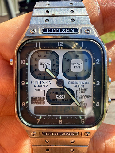 Vintage 1981 citizen digi ana - 1981, digi-ana