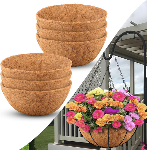Coco liners for planters - coco, 12
