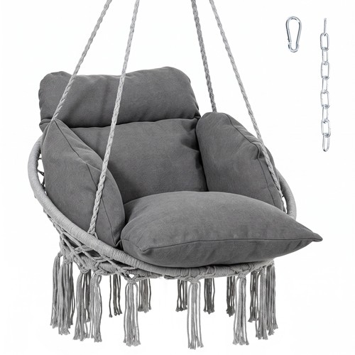 Outsunny hammock chair boho - hammock, chair,
