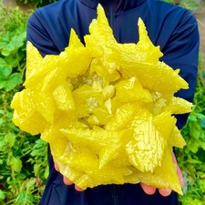 4.4LB Minerals ** LARGE NATIVE SULPHUR OnMATRIX Sicily- FREE