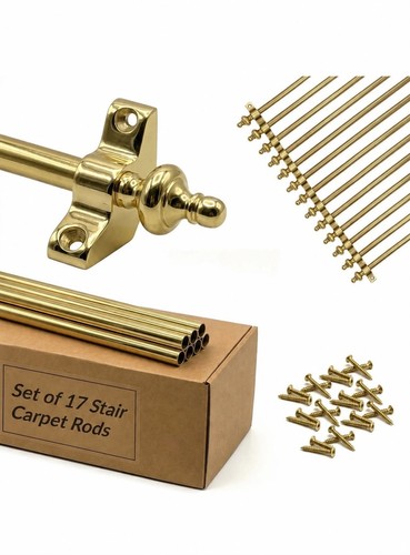 Set stair carpet rods - carpet,