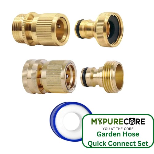 Garden hose quick connect set - connect,