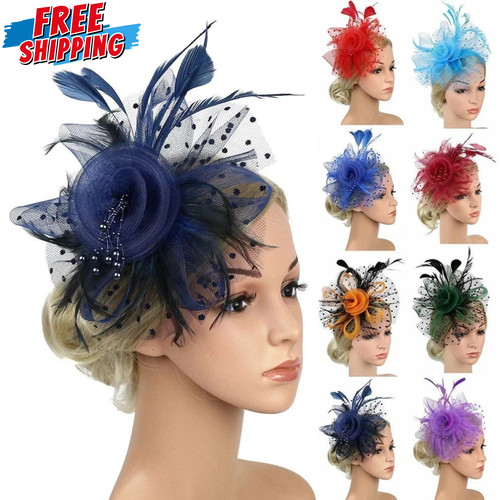 Large wedding fascinator - large,