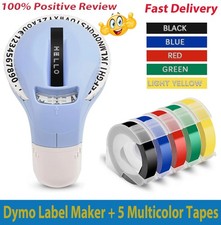 Dymo Omega Embossing Label Maker with Embossing Label Tape 9mm Junior Embosser