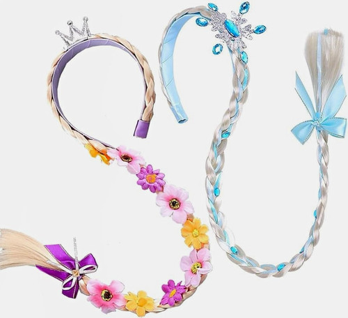 Synthetic braided headband - synthetic,