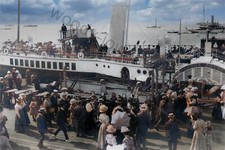 Iwc0269 paddle steamer lorna - paddle,