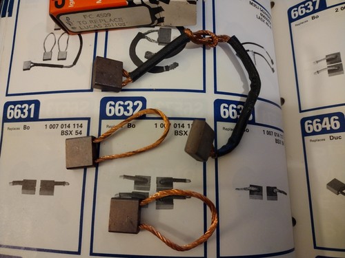 Starter motor brushes - starter,