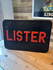 Vintage Lister Advertising