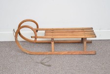 Vintage old wooden sleigh
