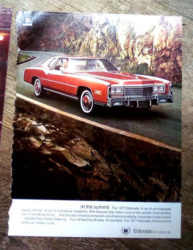 1977 eldorado cadillac print - eldorado,