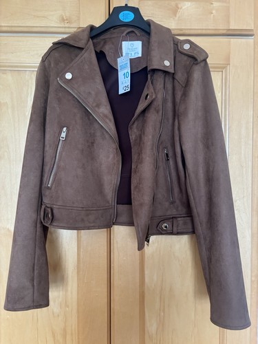 Primark tan biker - biker, size