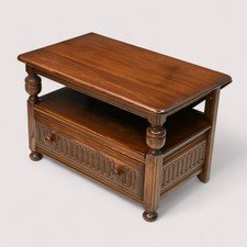 Ercol Corner TV Stand Video Cabinet Corner Flap Fruitewood 929 FREE UK Delivery